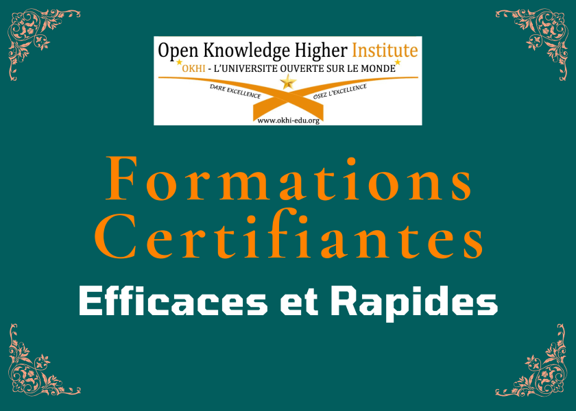 Pour des Formations Certifiantes efficaces et rapides